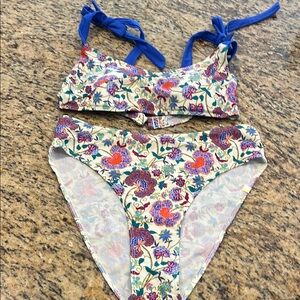 Summersalt Floral Bikini 6/small top